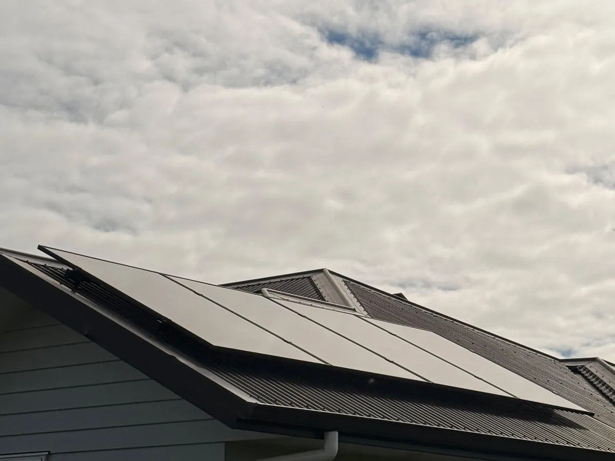 A 5.5kW EFS Solar array on a home at Gordonton, Waikato