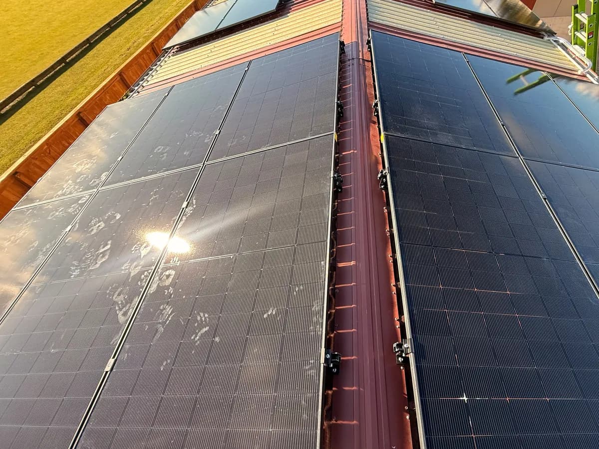 A 9.1kW EFS Solar array on a home in Matamata, Waikato