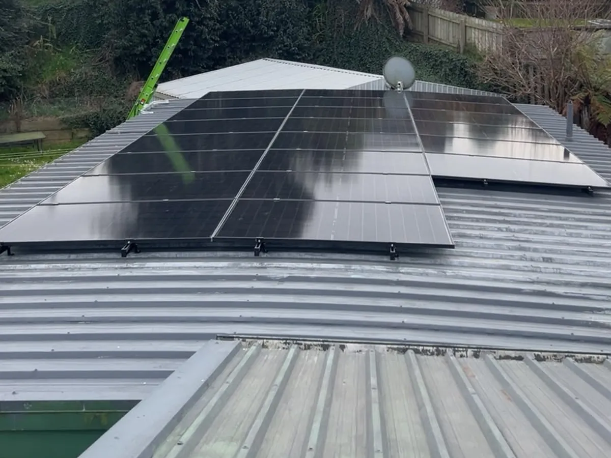 A 10kW EFS Solar array on a home in Ōtorohanga, Waikato